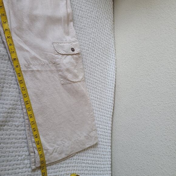 Patagonia Light Beige 100% Hemp Pants Women's Size 10 - Picture 10 of 10